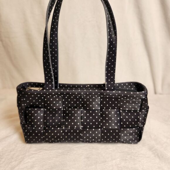 EUC Harveys Black and White Polka Dot Tote - Picture 2 of 6